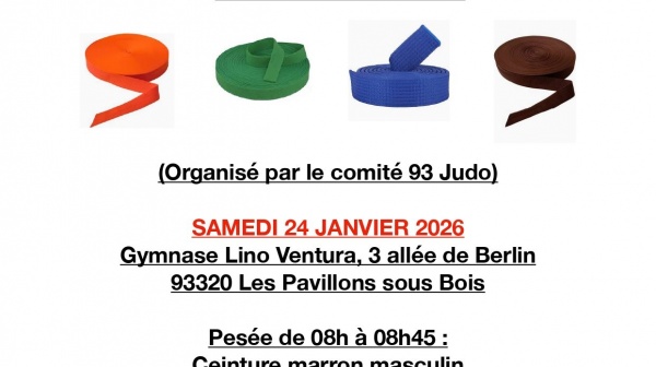 CIRCUIT IDF DES CEINTURES DE COULEURS